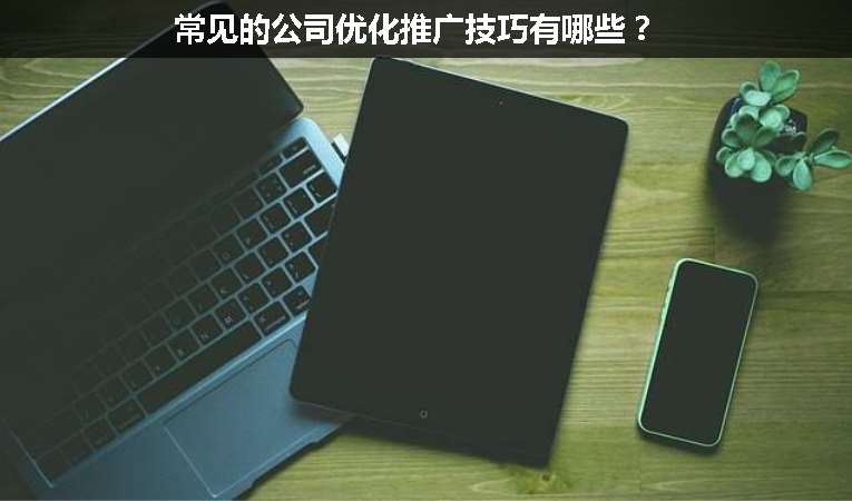 常見的公司優化推廣技巧有哪些？